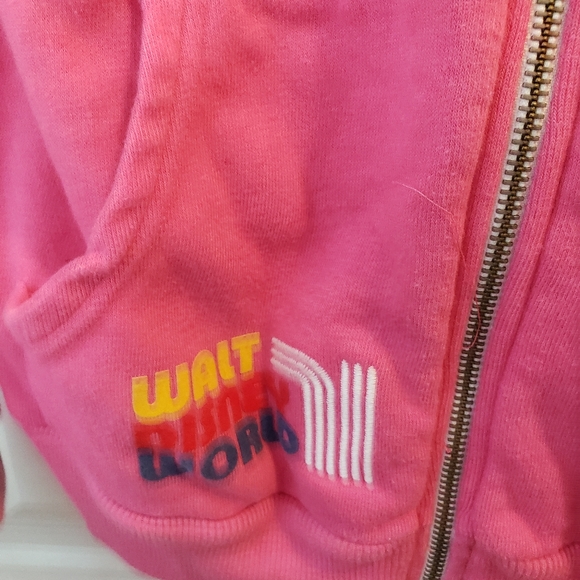 Pink Mickey Mouse Disney Hoodie Jacket Pride size XL - Picture 5 of 8